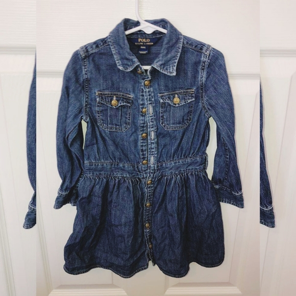 Girls Polo RL Dress - Picture 1 of 2